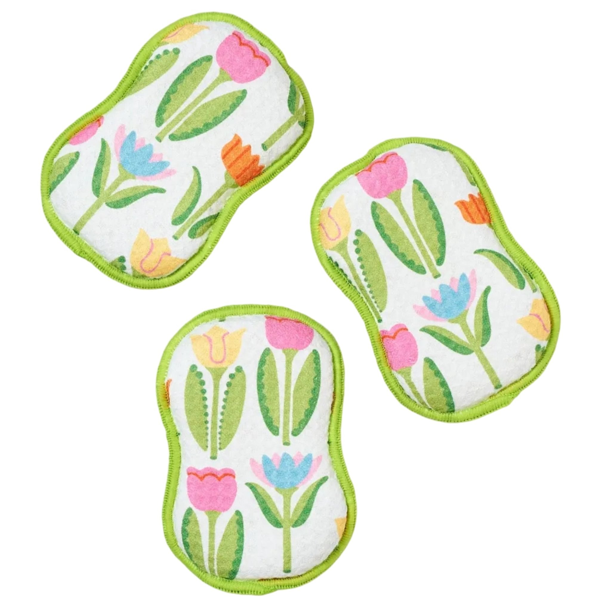 RE:usable Sponges (Set of 3) - Mary Engelbreit Tulips - Once Again Home Co.