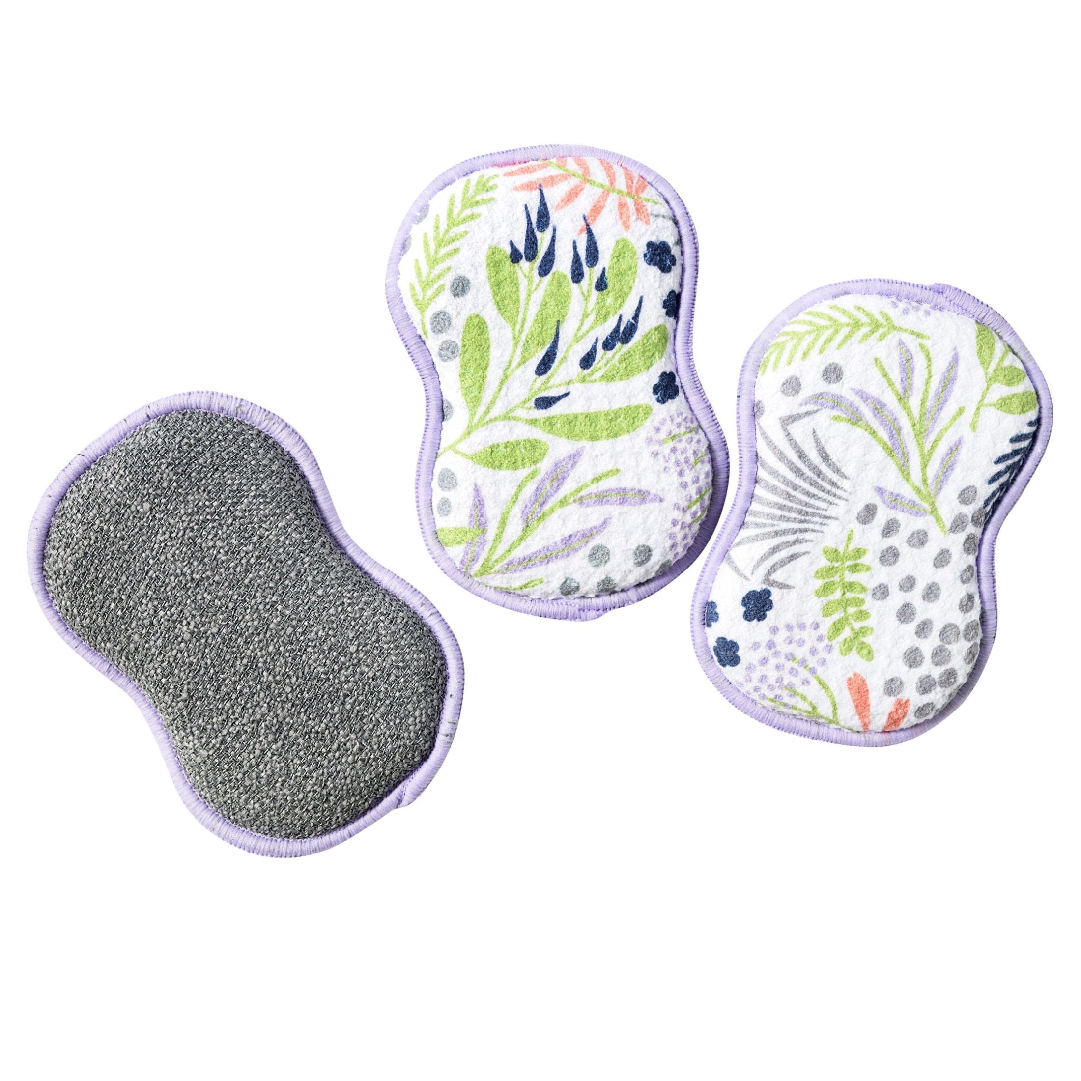 RE:usable Sponges (Set of 3) - Multi Leaf - Once Again Home Co.