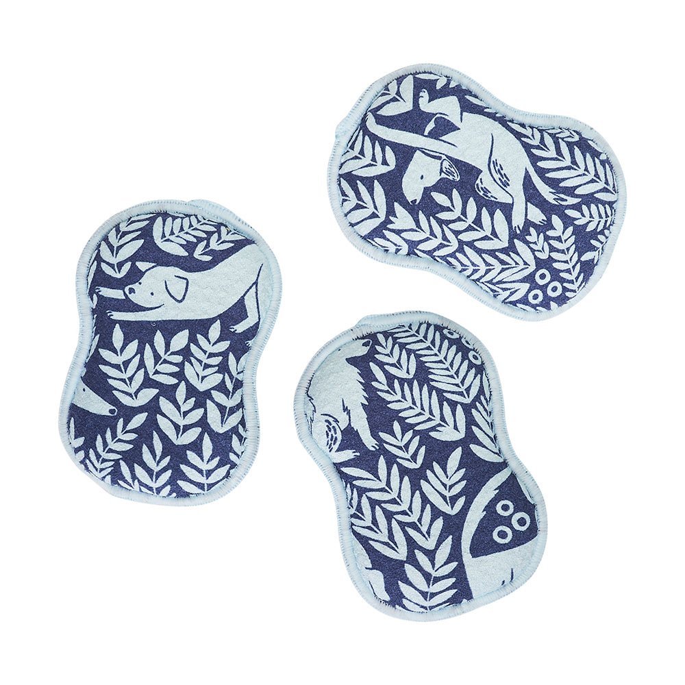 RE:usable Sponges (Set of 3) - Nuthatch Dog Park - Once Again Home Co.
