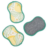 RE:usable Sponges (Set of 3) - Rebecca Jane Woolbright Lemon Sparkle - Once Again Home Co.