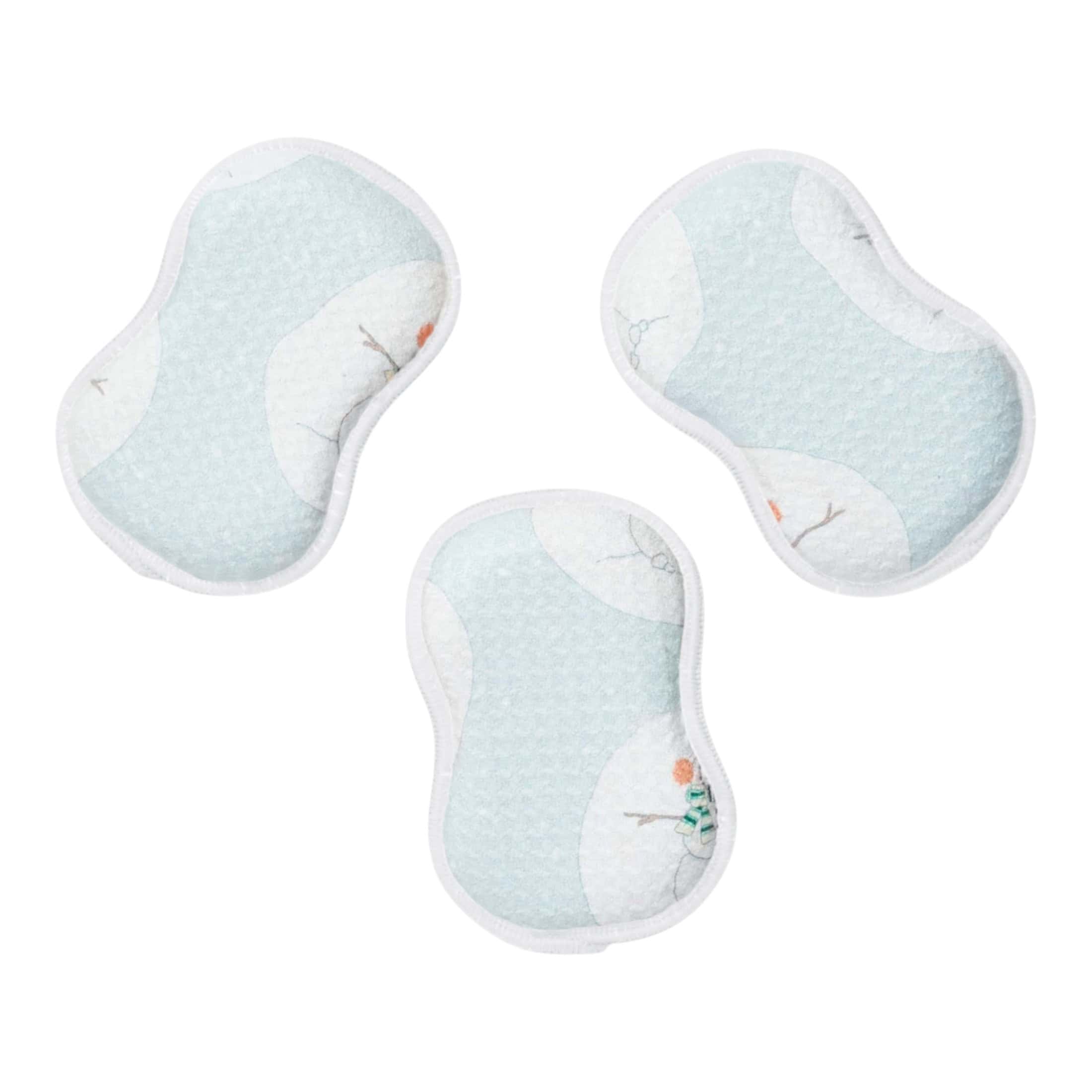 RE:usable Sponges (Set of 3) - Sara Fitz Happy Snowman - Once Again Home Co.