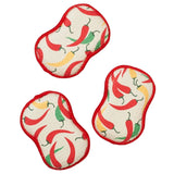 RE:usable Sponges (Set of 3) - Signature Collection Chili Peppers - Once Again Home Co.