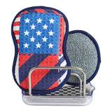 RE:usable Sponges (Set of 3) - Signature Collection Flag Quilt - Once Again Home Co.