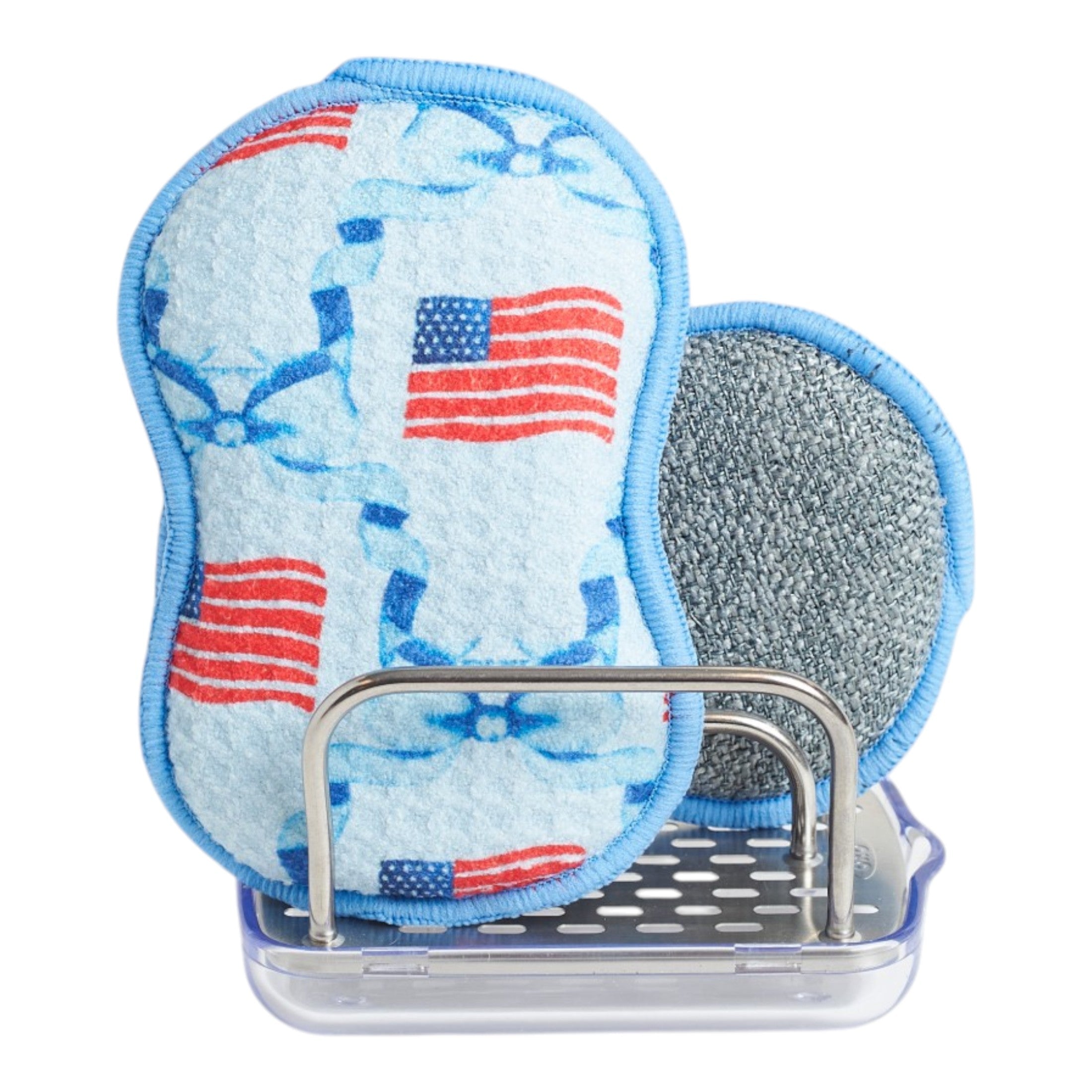 RE:usable Sponges (Set of 3) - Signature Collection Flag Ribbon - Once Again Home Co.
