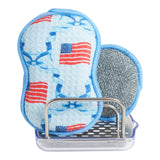 RE:usable Sponges (Set of 3) - Signature Collection Flag Ribbon - Once Again Home Co.