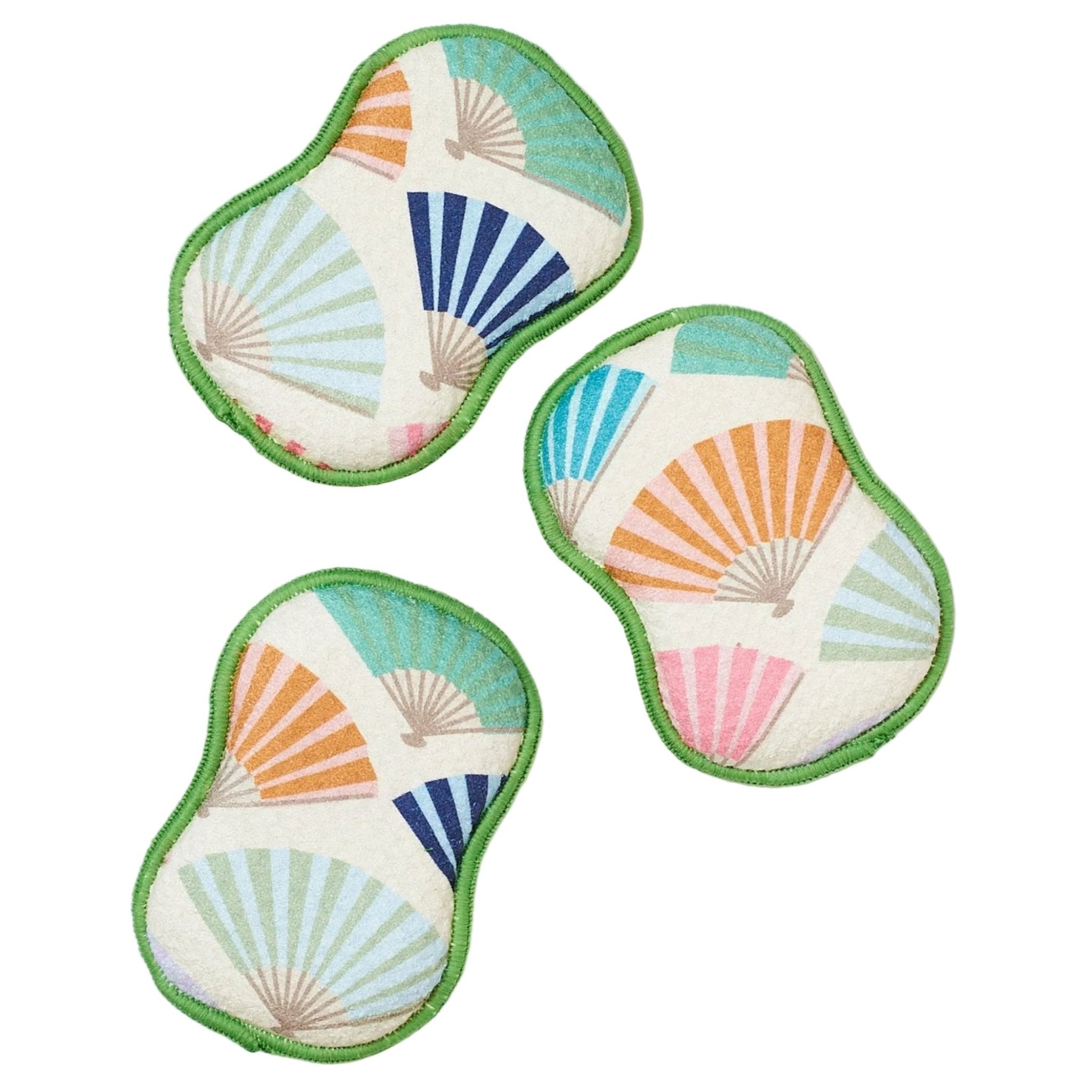 RE:usable Sponges (Set of 3) - Signature Collection Paper Fans - Once Again Home Co.