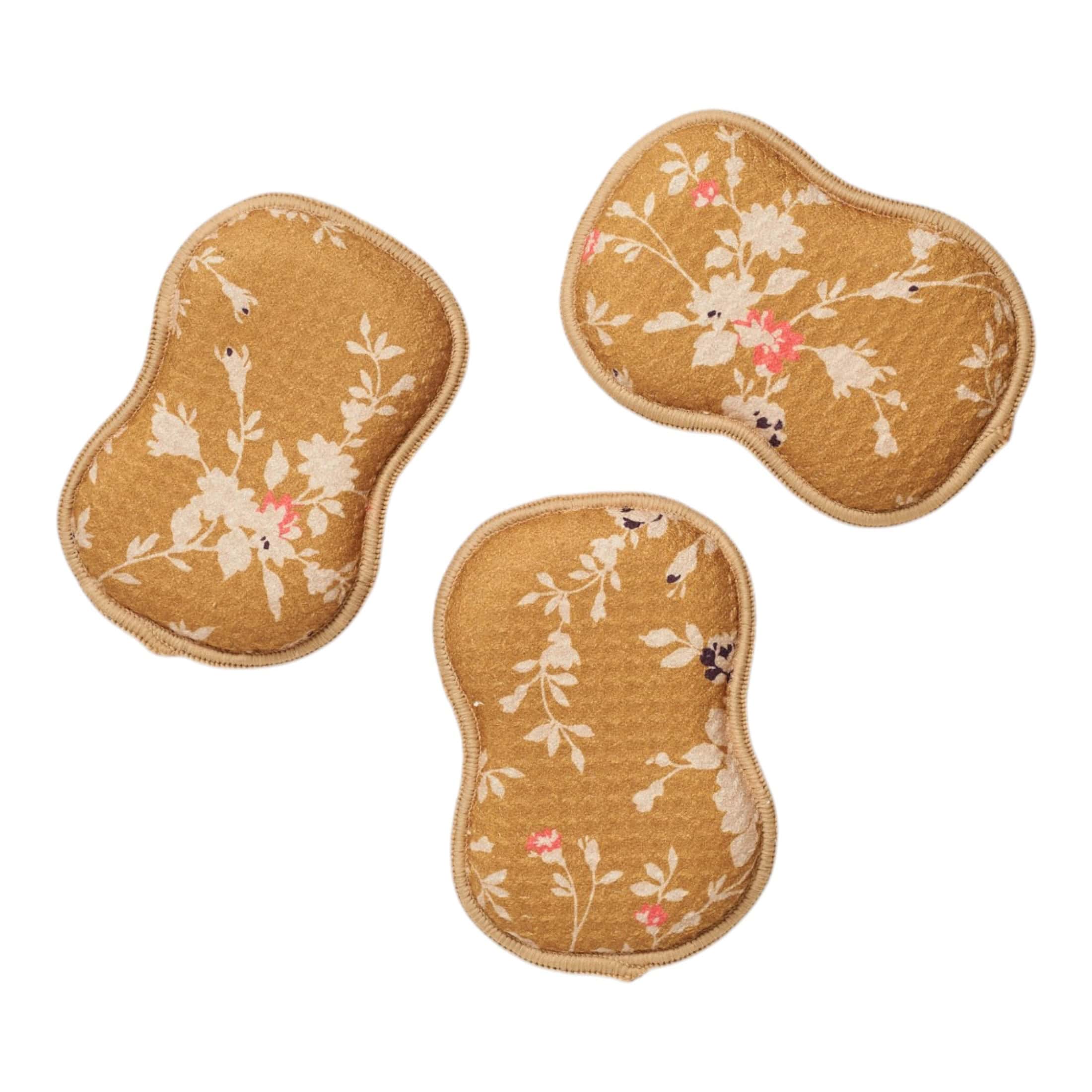 RE:usable Sponges (Set of 3) - Signature Collection Pressed Petals - Once Again Home Co.