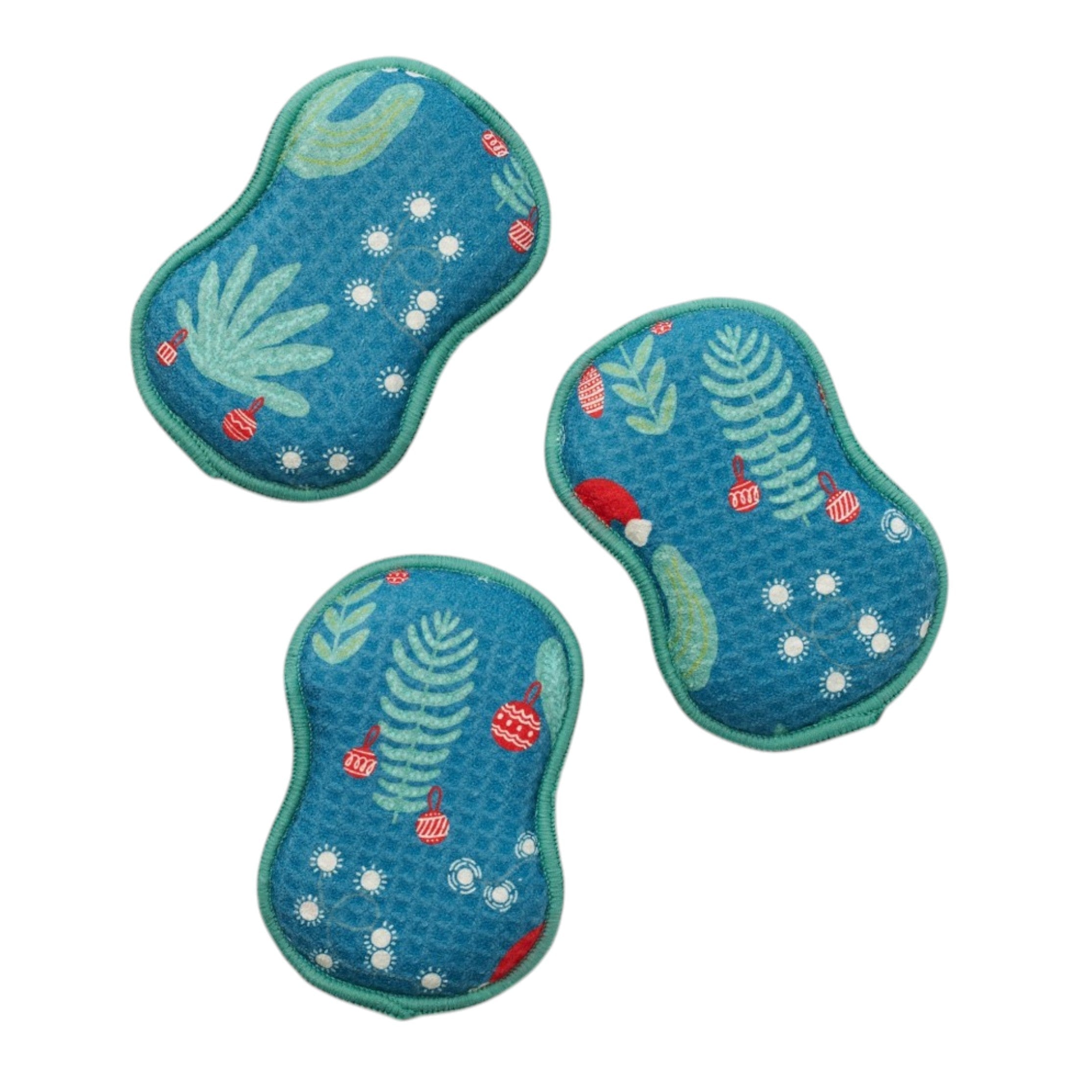 RE:usable Sponges (Set of 3) - Signature Santa Cactus - Once Again Home Co.