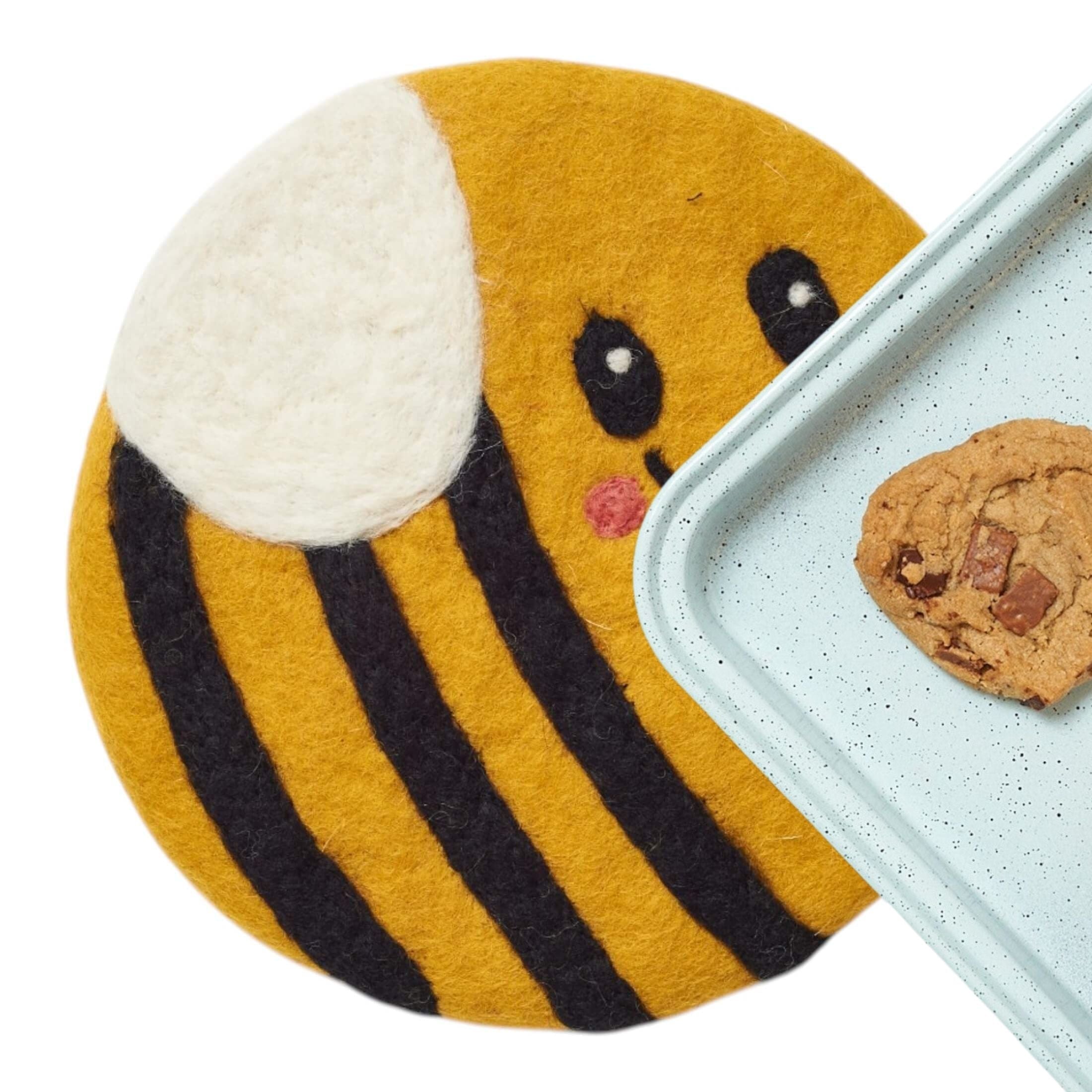 Wool Trivet - Bee - Once Again Home Co.
