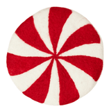 Wool Trivet - Candy Cane in Red - Once Again Home Co.