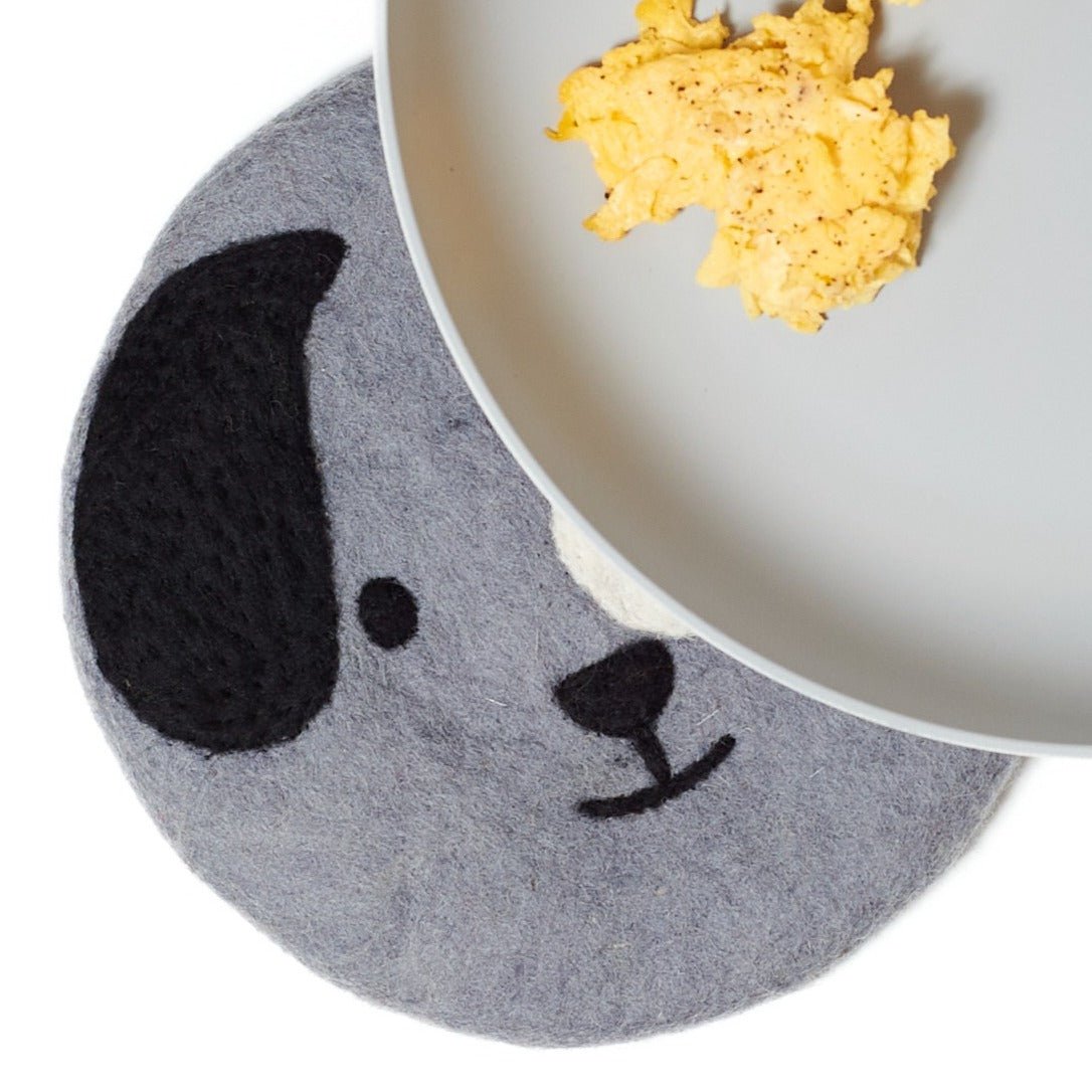 Wool Trivet - Dog - Once Again Home Co.