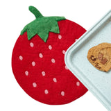 Wool Trivet - Strawberry - Once Again Home Co.